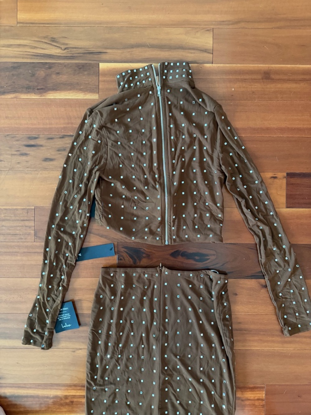 Lulus Two Piece Gown - Picture 4 of 4